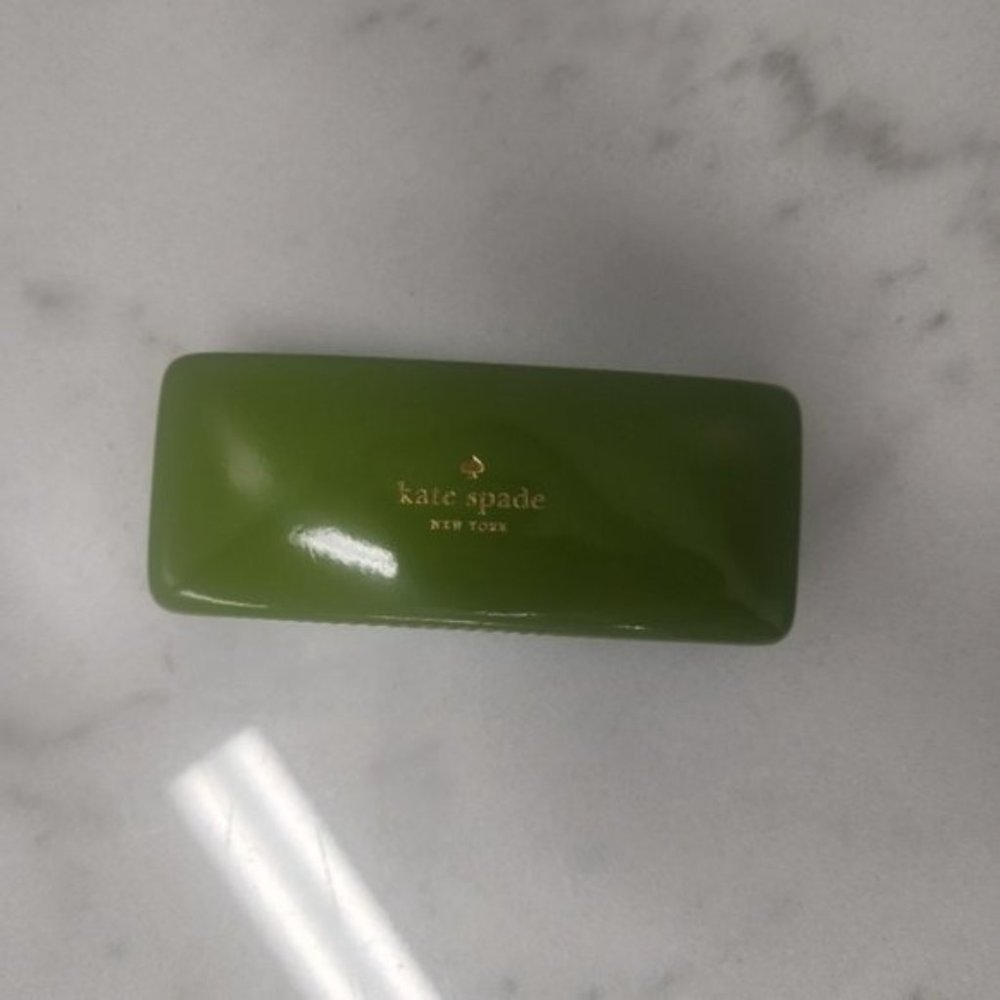 Kate Spade Glasses Case Blue Green